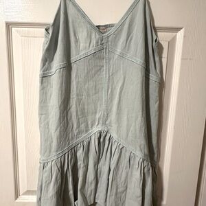 BNWT Sassy Hills Fashion Mint Green 100% Cotton Mini Dress - Size S